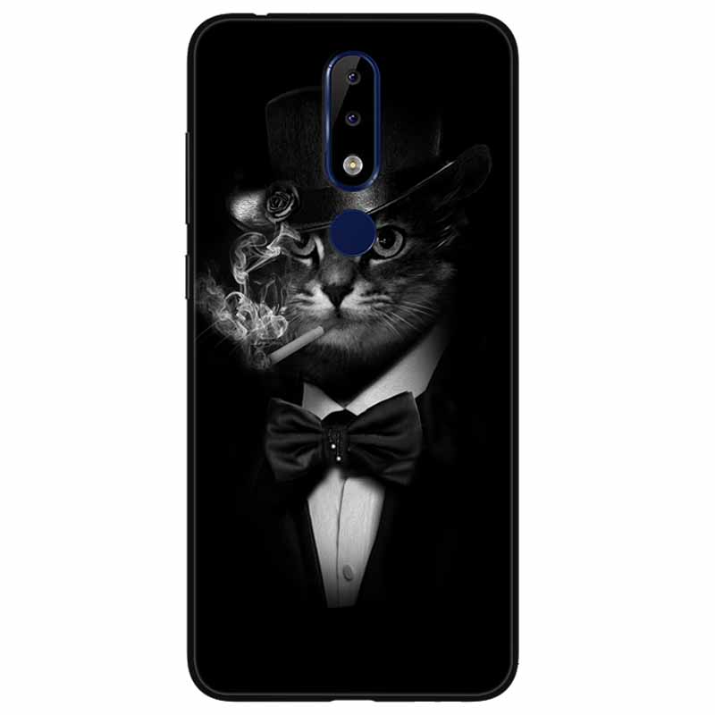 For Nokia 5.1 Plus Case Soft Silicone Cartoon Fashion TPU Phone Cases for Nokia X5 Cover 5.1Plus Cute for NokiaX5 Protective