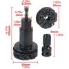 Universal Rusts Debris Removal Kit Double Purpose Connector Upgrades Axles Polishing Head for Car Motorcycle Maintenance
