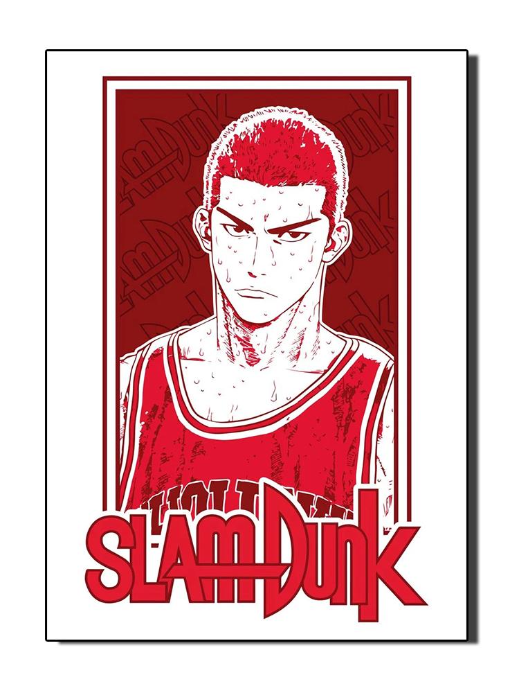 Plakát a tisky Anime Slam Dunk Japonsko Film Malba na plátně Hrát basketbal Nástěnný obraz pro chlapce Dětský pokoj Domácí dekorace