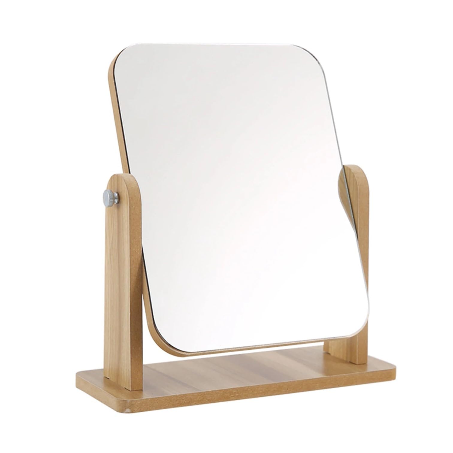 

EXDUCT Tabletop Tabletop Wooden Interior Mirror Mirror, Mirror, Stand, Frame, Makeup/Cosmetic (Small)