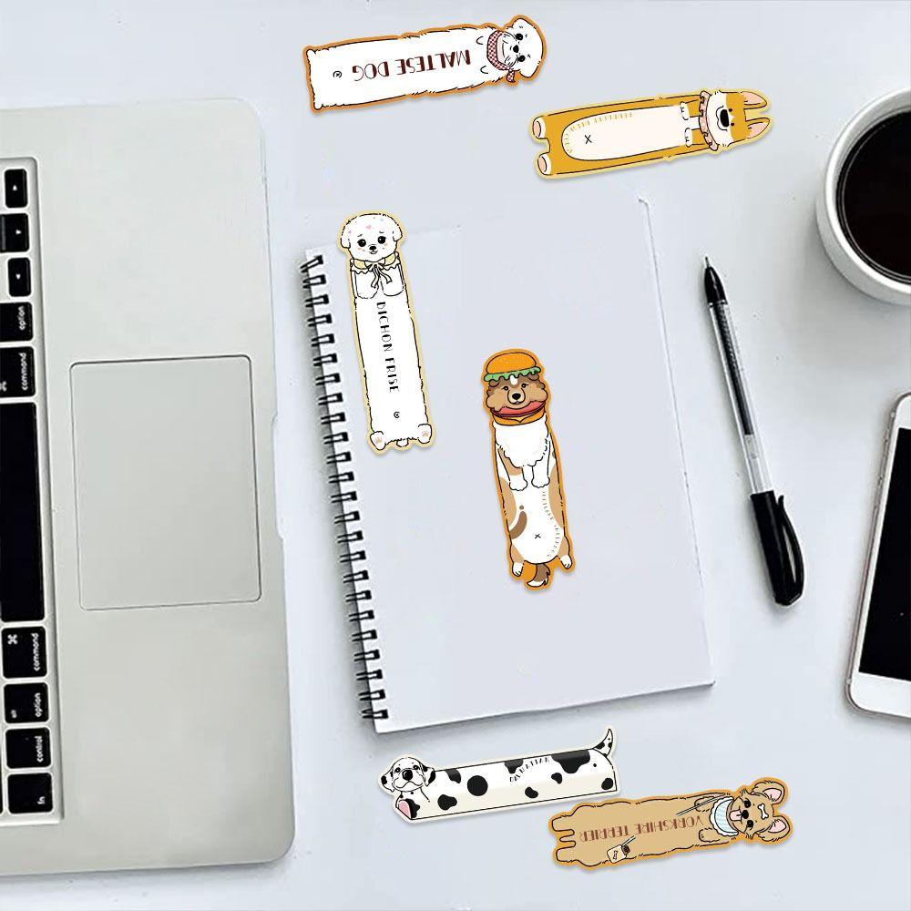 30PCS Cartoon Bookmark Puppy Theme Reading Pages Book Tags Reading Book Clip  School Supplies