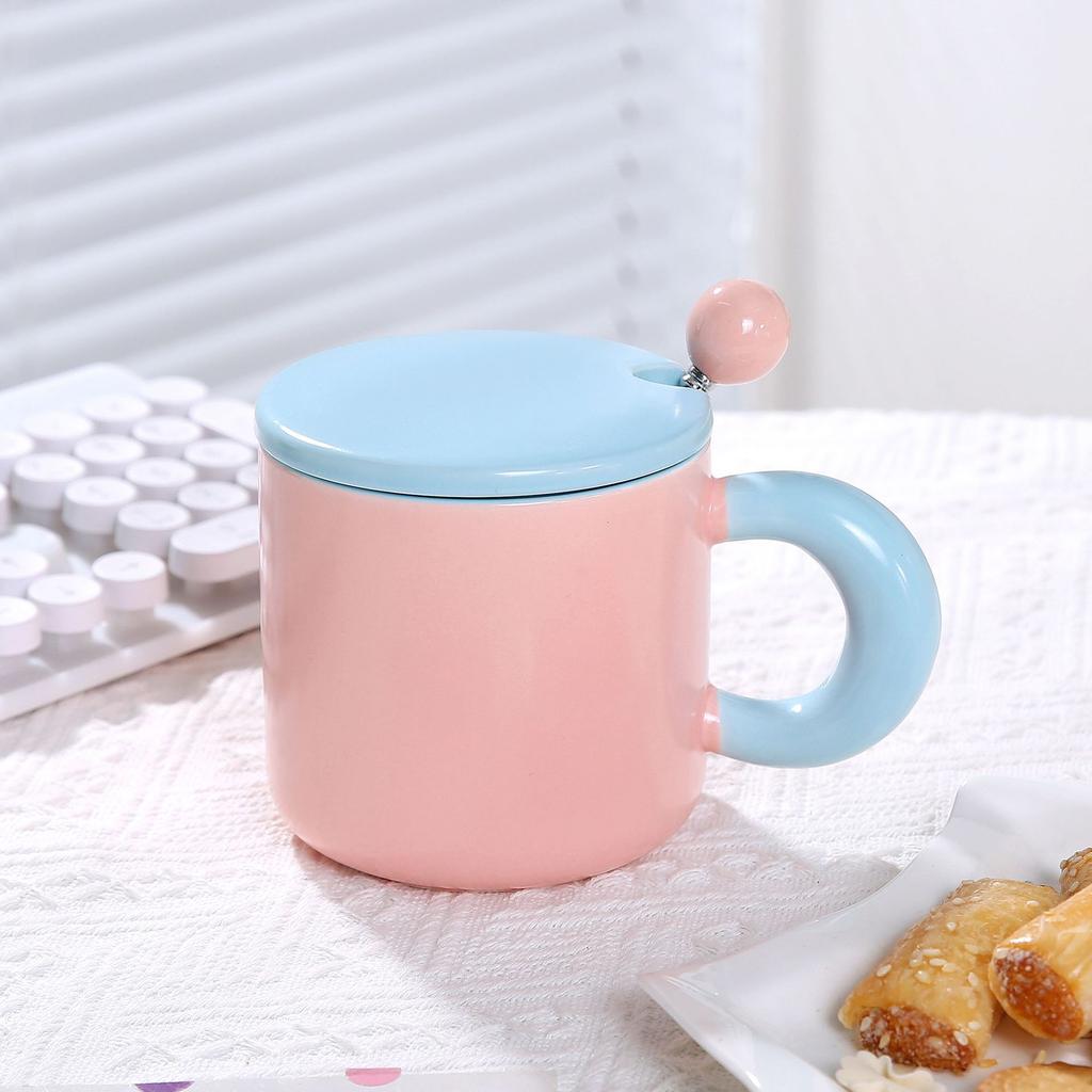 Ins Air Mug Breakfast Cup Large Capacity Couple Cup Cup