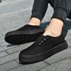 Summer New Men's Casual Shoes Low-top Foot Cover Cloth Surface Breathable One-pedal Lazy Shoes Board Shoes Men's Canvas Shoes