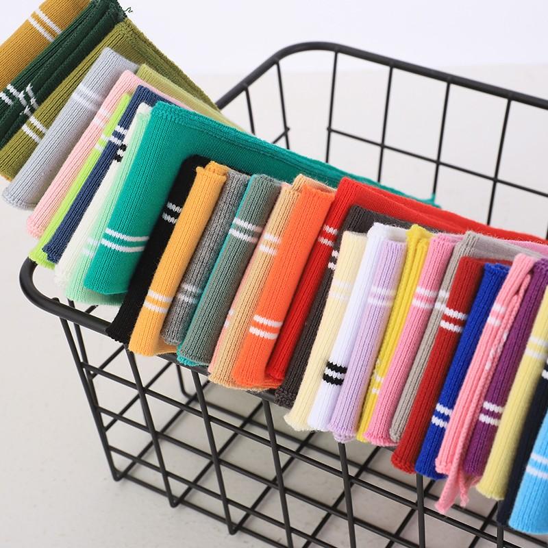 90x6cm Elastic Knitted Fabric DIY Rib Neckline Cuff Hem Knitted Fabric Sewing Baseball Uniform Jacket Clothing Supplies