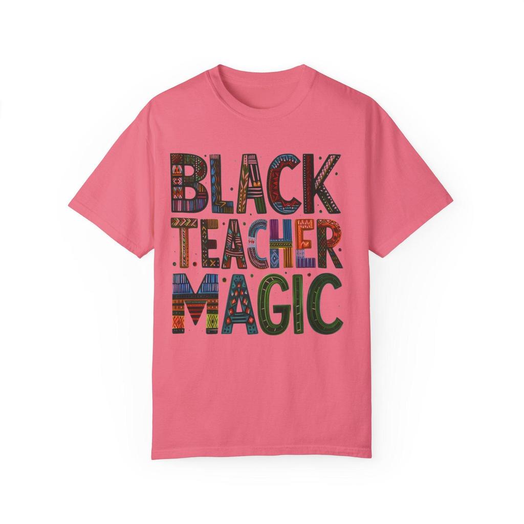 Black Teacher Magic T-Shirt, Education Apparel, Unisex Tee
