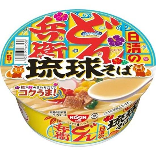 Donbei Ryukyu Soba 79g12 stycken Nissin Foods koppnudlar udon snabbnudlar Okinawa bonitobuljong