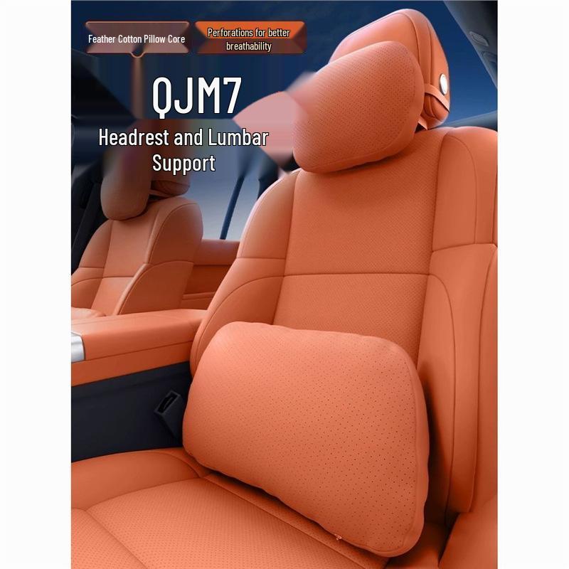 Wenjie M7 Car Accessories: Headrest, Lumbar Support, and Neck Pillow for Interior Comfort.