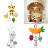 Infant Car Seat Hanging Toy With Plush Material And Interactive Sound For Newborns