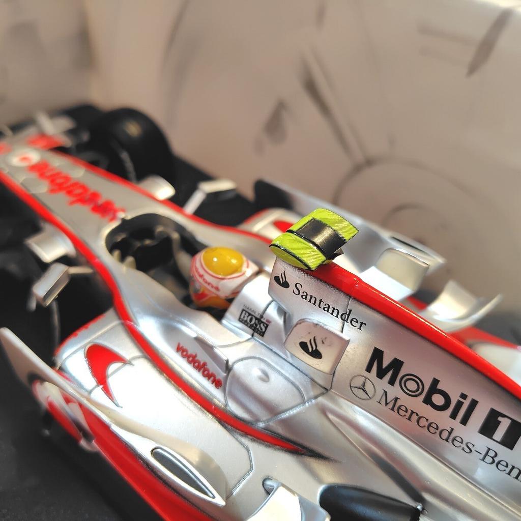 Hot Wheels McLaren Mercedes Lewis First Winning Car Mint 1/18 MP4-22 - Hamilton's [Un D, Condition]