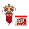 Chinese Lion Dance Head DIY Assembly Interesting Educational Cute Style Paper Decorative Craft
