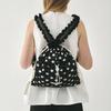 Pleatsmama Mochila de Bolinhas Pretas