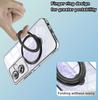 Plating Ring Magnetic Support Transparent Magsafe Phone Case For OPPO A79 A57 A77 A77S A17 A17K A53 A53S 4G 5G Seismic Case