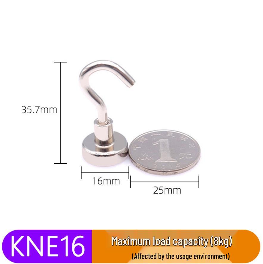 Neodymium Strong Magnetic Hook with Anti-Collision Suction Cup