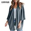 Cardigan ample pour femme, haut en tricot, grande taille, printemps et automne