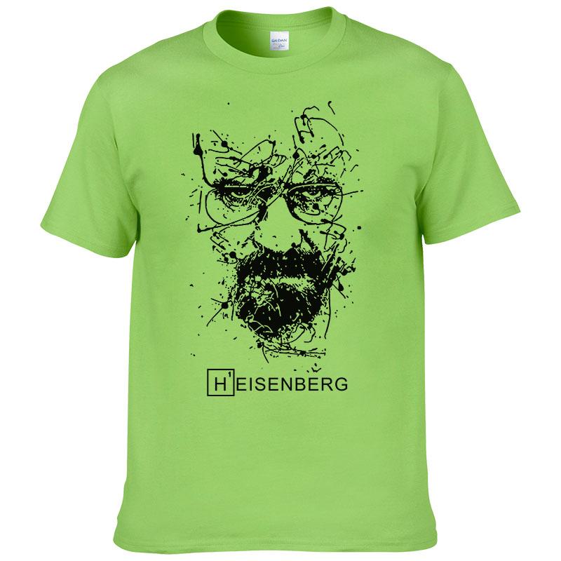 2024 New Fashion Breaking Bad T Shirts Men Heisenberg Camisetas Hombre Men Cool Tee Shirt Tops Short Sleeve Cotton T-shirts #191