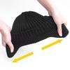 Thickened Baseball Knitted Cap Windproof Knitted Peaked Hat Newsboy Hats Ear Protector Cap  Outdoor