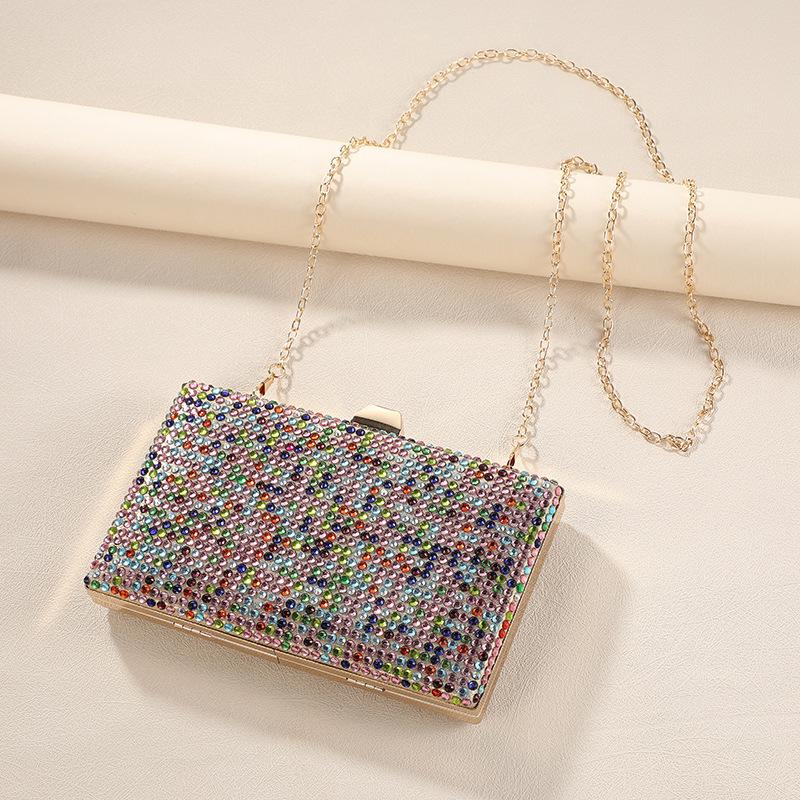 

Новая модная женская легкая роскошная сумка-мессенджер высокого класса с цепочкой для ужина 20*4*12cm разноцветный