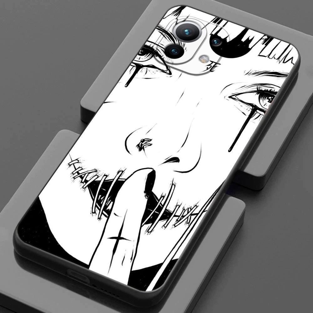 Mobilskal för Xiaomi Mi 11 Lite 5G NE 11i 11X 11T 12 Pro Poco F3 X3 GT X4 NFC Pro Skal Fodral Japansk Manga Skräckserie Tomie