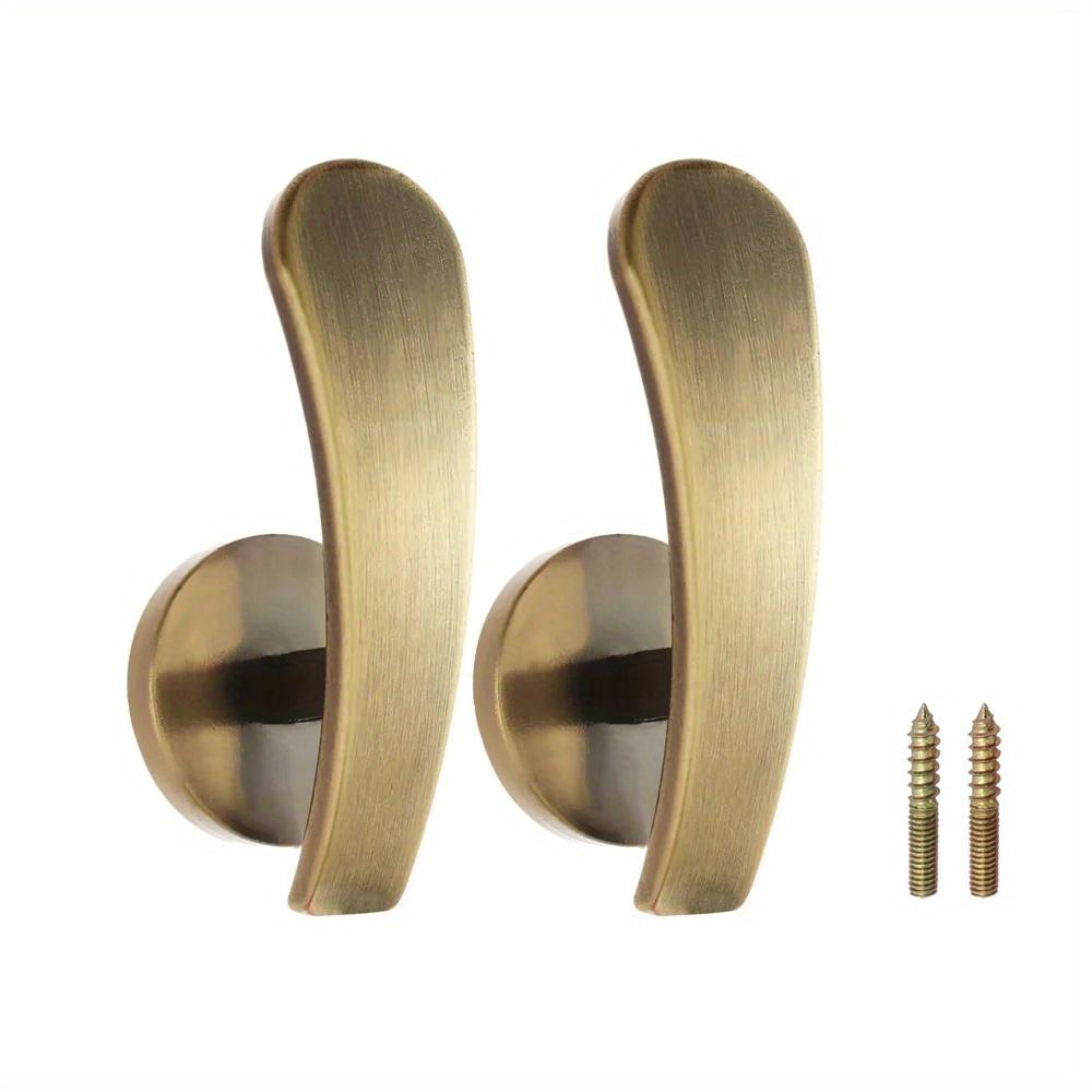 

2pcs/set Retro Hold Practical Durable Curtain Holder Wall Hanger Curtain Holdback Mounted Metal Hooks золотий