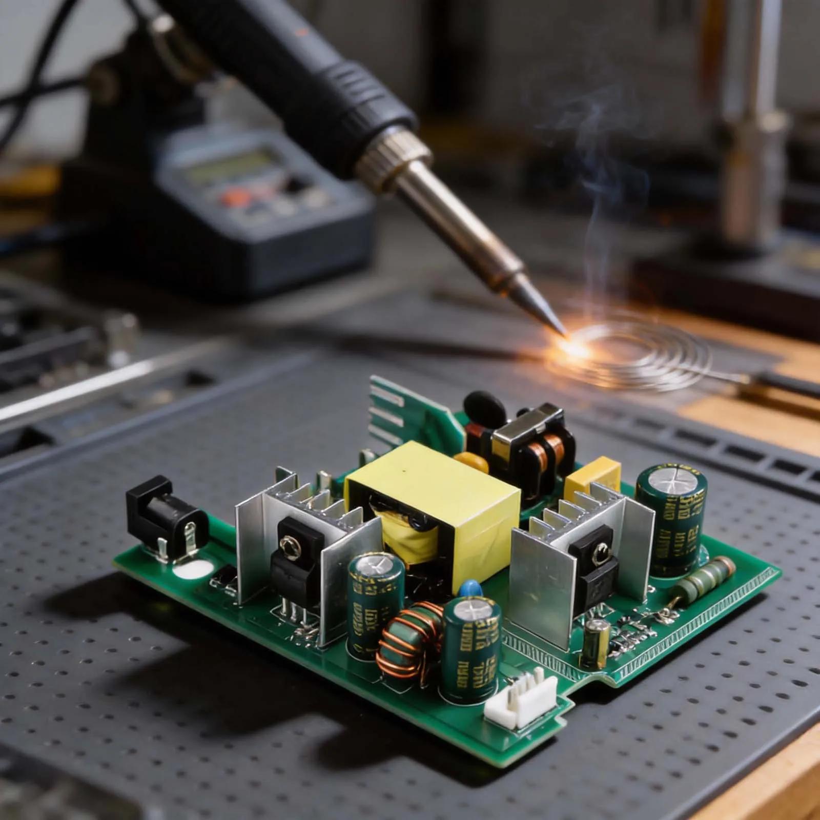 

24V 4.5A Power Supply Board for T12 Soldering Station with Overvoltage Overcurrent Protection Compatible for OLED DIY Assembly China Mainland