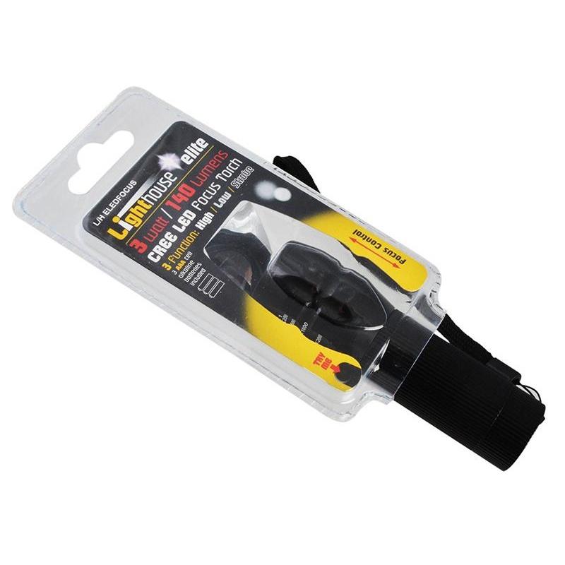 Lighthouse Elite 3w Led Focus Torch 210 Lumens