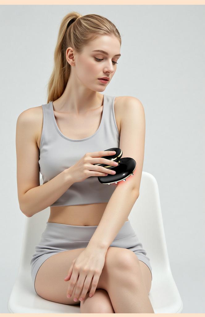 4-in-1 Body Slimming Device – EMS Microcurrent Massager with RF & LED for Cellulite Reduction, Fat Cavitation & Skin Tightening At Home less