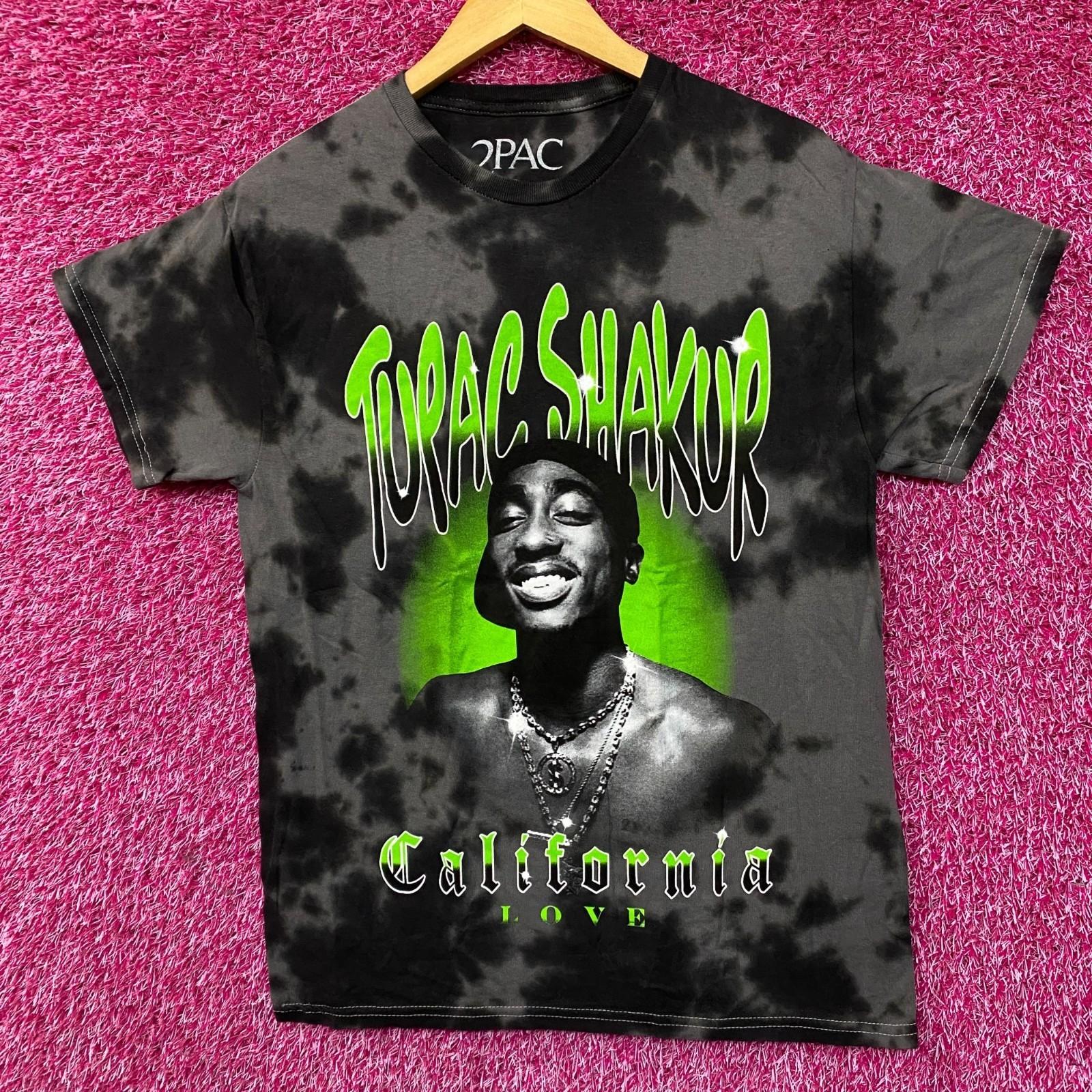 2Pac Tupac Shakur California Love Hip-Hop Tie-Dye 100% Cotton T-shirt Mens Tees Top S