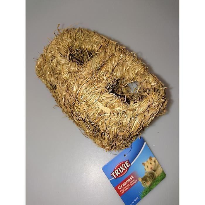Trixie Herbe Nid Maison Pour Hamsters, Double 19 X 19 X 10 Cm Diamètre: Animalerie