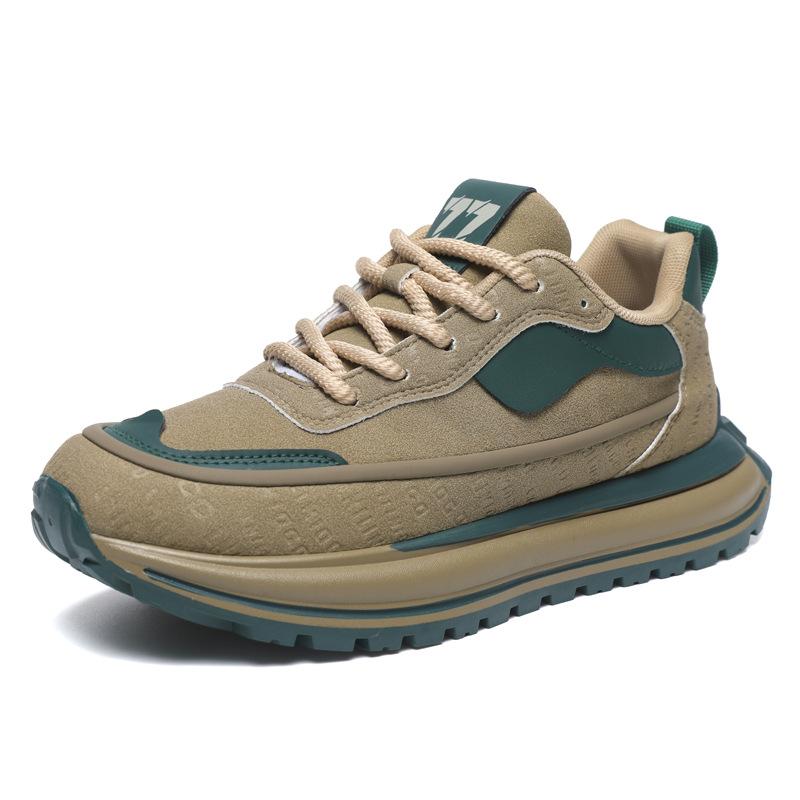 Men's Shoes Spring 2025 New Versatile Youth Running Shoes Men's Sports and Leisure Platform Black Forrest Gump Dad Shoes