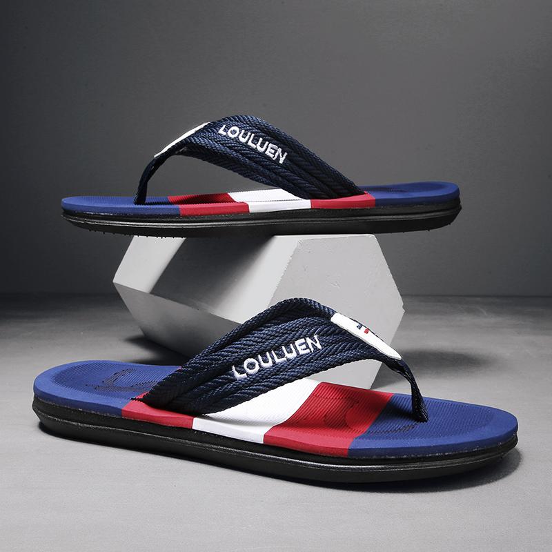 Fashion 2024 Men Fashion Breathable Casual Men Slippers Summer Outdoor High Quality Brand Hot Sale Flip Flops Men Summer Beach Slippers