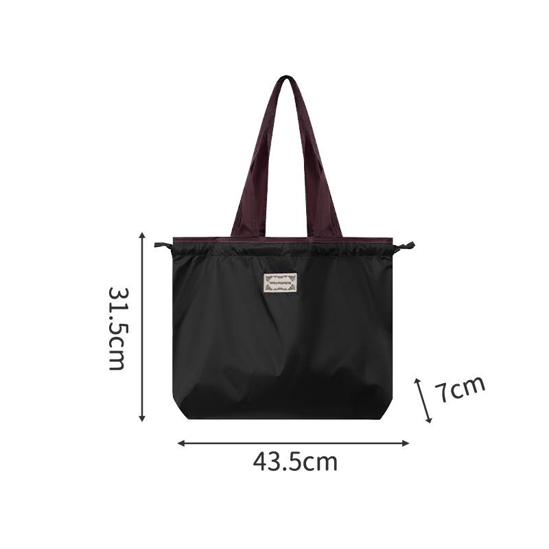 Ekologiczna Torba Zakupowa Składana o Dużej Pojemności - Wodoodporna i Przenośna Torba na Ramię