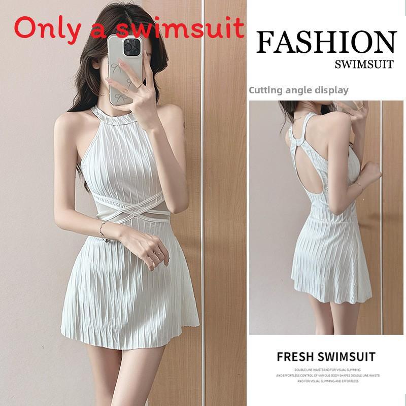 Elegant Swimsuit Women Tummy Control Polyester Waterproof Summer Beachwear For Vacation