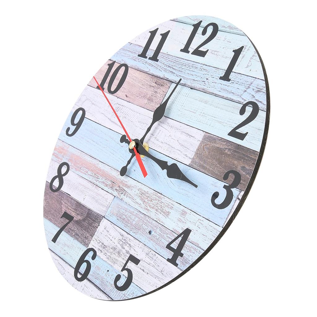 Wall Clock Industrial Style Round Silent Clock Home Decoration Commercial Retro Decorative Wall