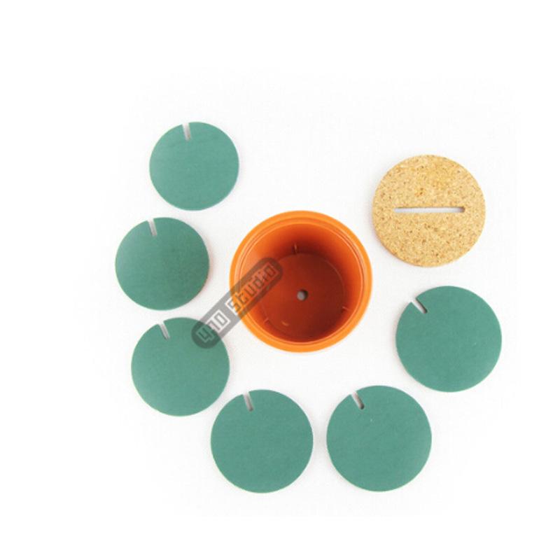 Eco-friendly Non-slip Cactus Coaster: DIY Heat-Resistant Tea Mat & Multi-functional Home Ornament