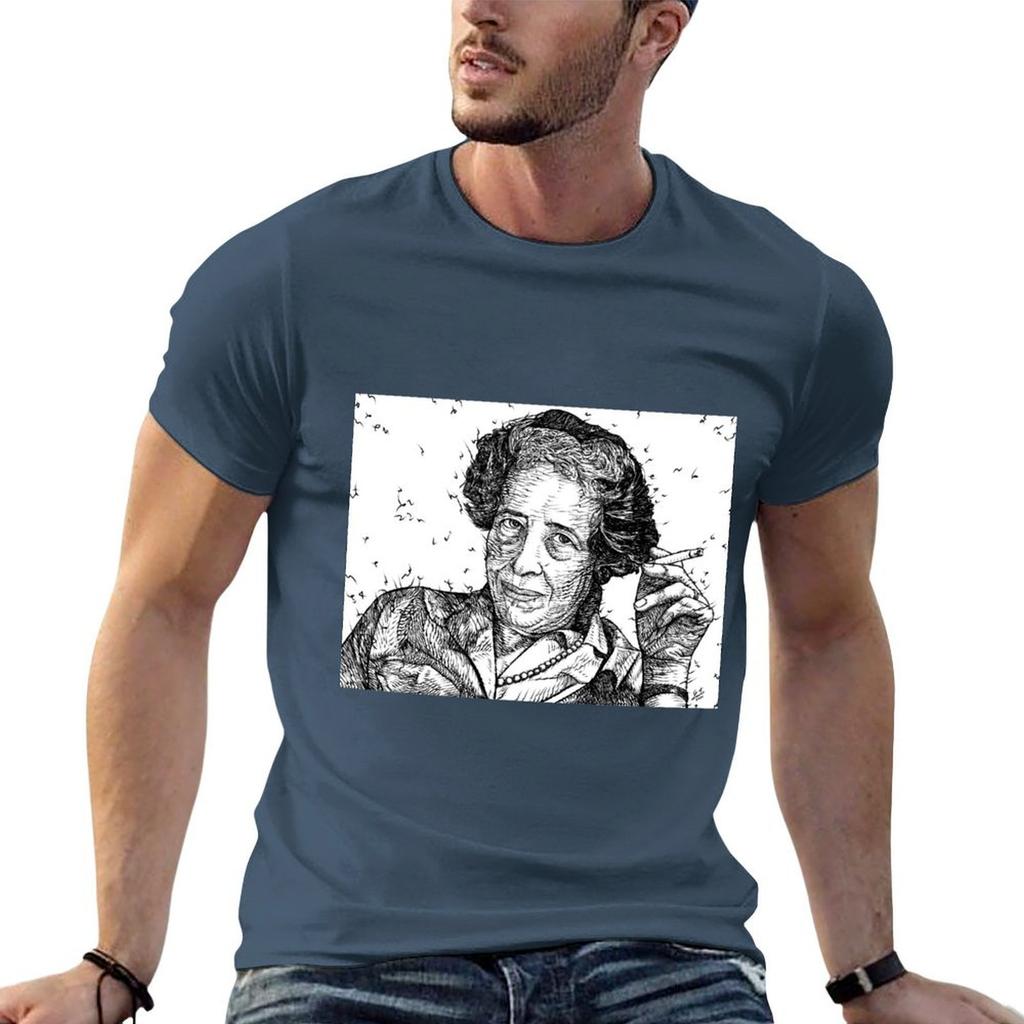 Hannah Arendt Ink Portrait 1 Tshirt Essential T Shirt Unisex T Shirt Luxury Unisex T Shirts High Quality Luxury Brand Tshirt