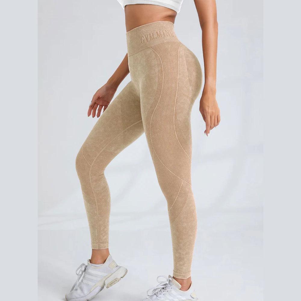 Seamless Butt-Lifting High-Waisted Yoga & Cycling Pants
