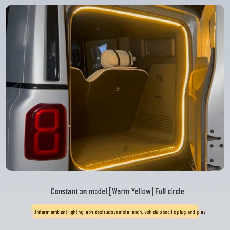 Compatible with Chery iCAR 03/T/V23 Trunk Ambient and Flowing Tail Light LED.