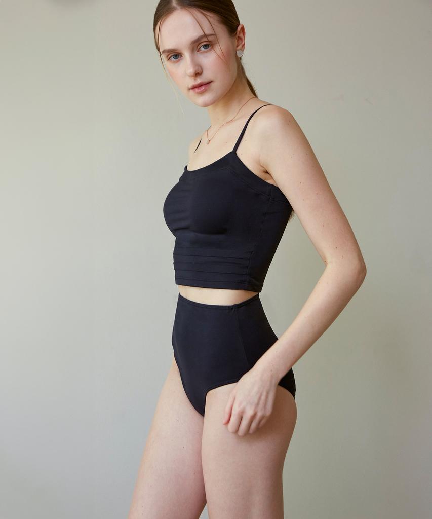 Habeumong Waist Cover-Up Bikini Black