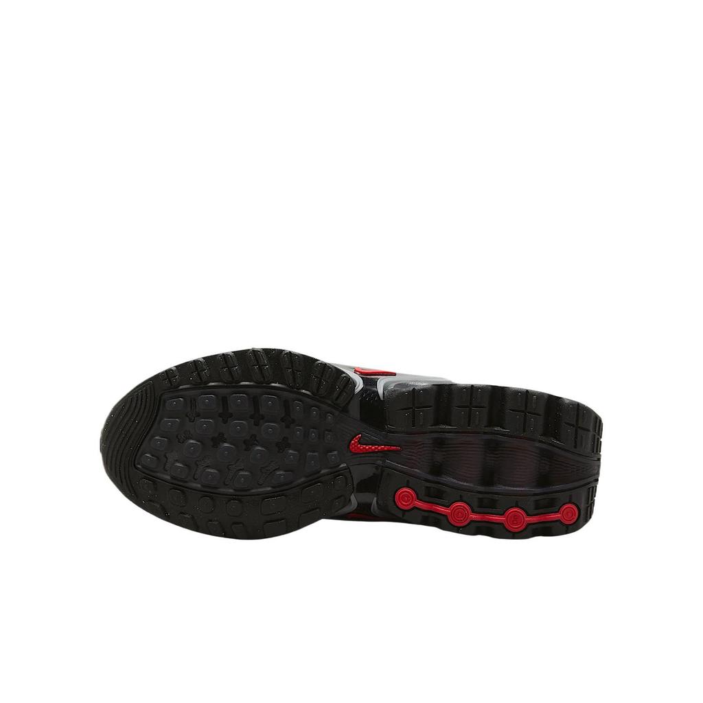 Nike Air Max DN Grade School 'Black Metallic Silver Red' (Unisex) Black / Black / Metallic Silver / University Red Kids' Outdoor Shoes FB8987 009