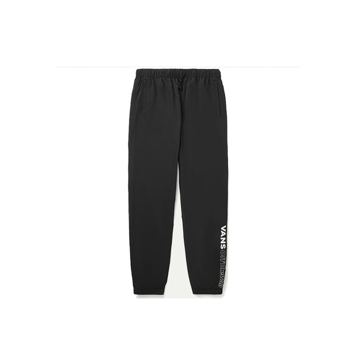 

Vans Черные тканые брюки-джоггеры с буквенным принтом, мужские низы VN0A4MKZBLK S