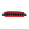 Harmonica 10 Hole 20 Tune C Key Professional Standard Mouth Organ with Case for Kid Beginner Red