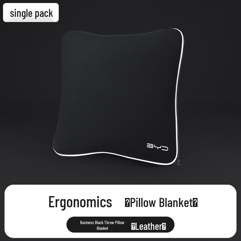 BYD Car Headrest: Han EV, Qin Plus DMI, Tang, Song Neck Pillow & Waist Cushion Set