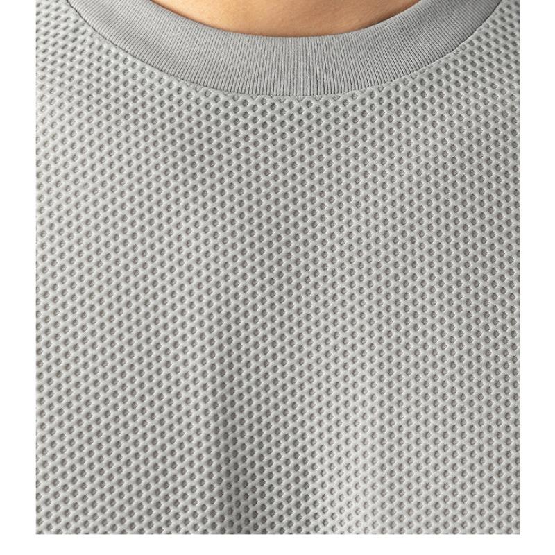 Men Breathable Mesh Quick Dry Short Sleeve Outdoor Fitness Cool Sports T Shirt