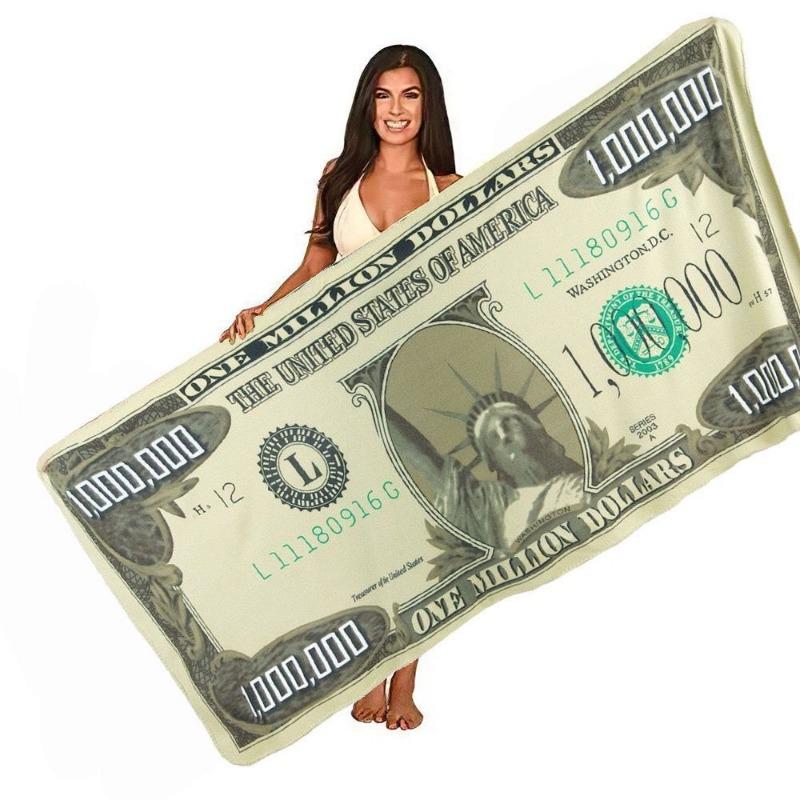 1PC dollar bill funny blanket office blanket idea million dollar gift nap nap blanket office blanket