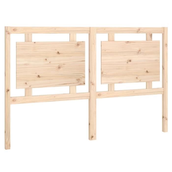 VidaXL Headboard 155.5x4x100 Cm Solid Pine Wood 817945