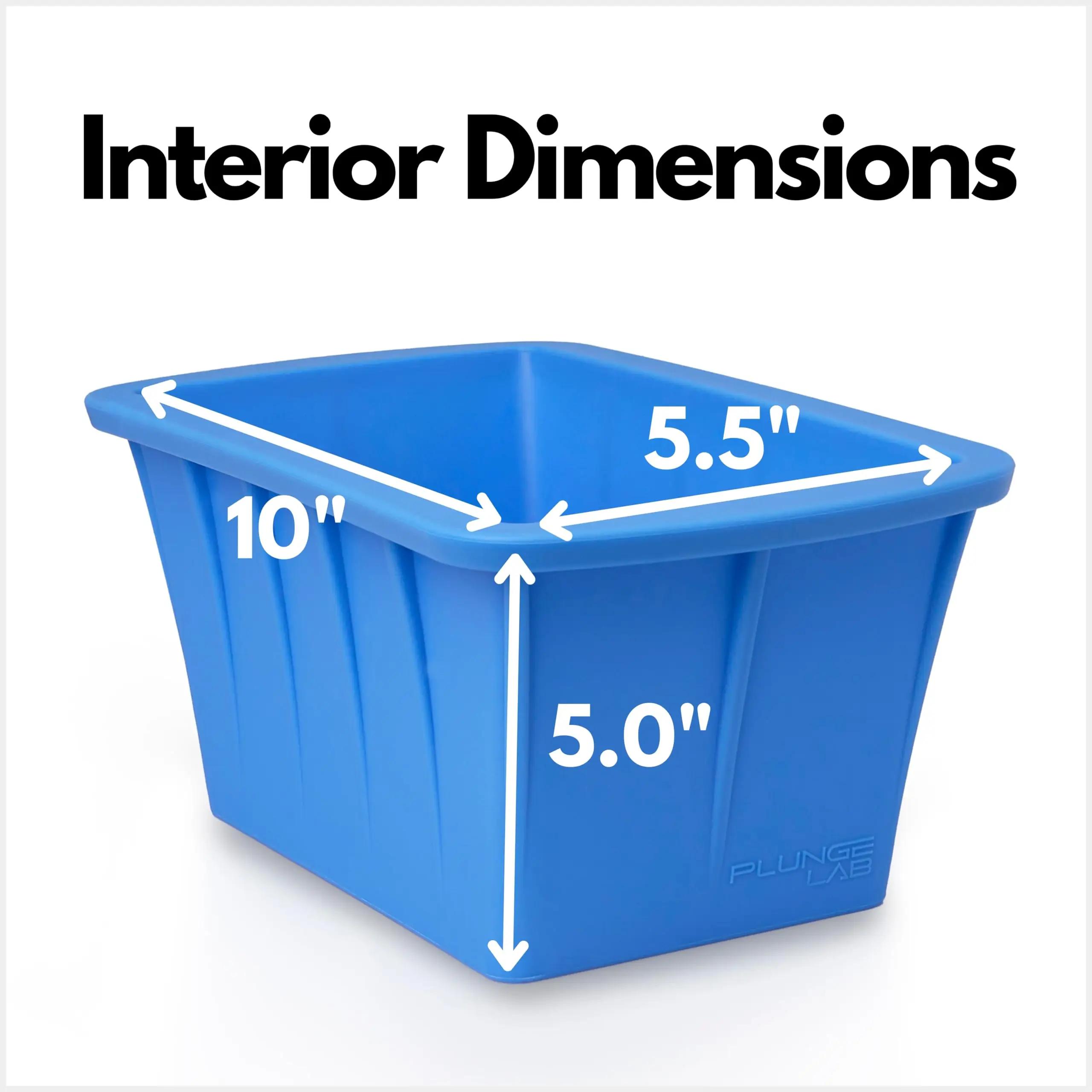 Ice Block Mold Extra Large Ice Box Large Silicone Box Super Ice Box синий