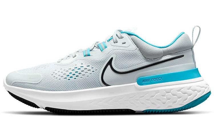 Nike React Miler 2 Pure Platinum Chlorine Blue CW7121-003 40.5