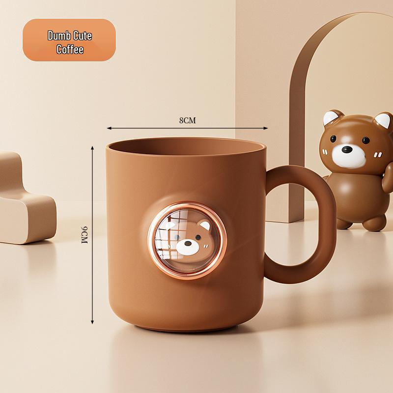

Durable Cartoon Mouthwash Cup for Students & Kids - Portable & Drop-Resistant 400ml Thickened PP Material