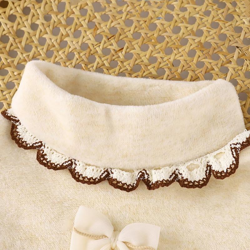 Baby Jungen Mädchen Lässig Einfarbig Schleife Rollkragen T-Shirt Tops Kinder Langarm Herbst Winter Warm Freizeit T-Shirts Kleidung