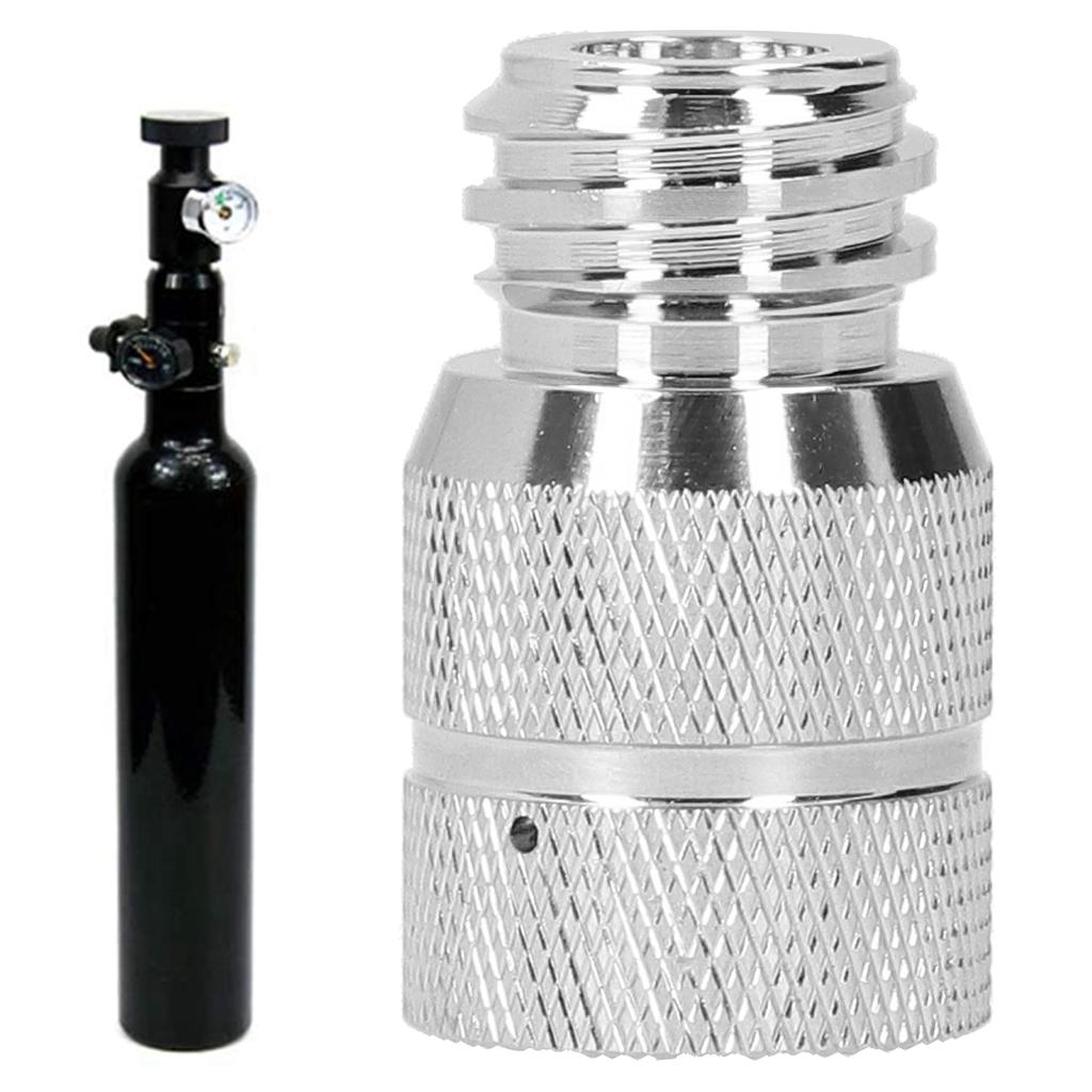 CGA320 Brass Soda Adapter CO2 Cylinder Conversion Connector for Soda Machine Accessories